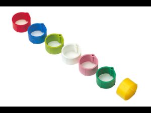 Bagues plast. clic poules 16 mm